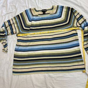 Multi striped sweater